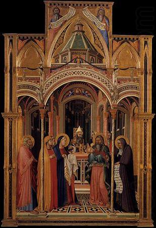 Ambrogio Lorenzetti Presentation at the Temple china oil painting image
